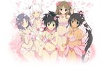  5girls asuka_(senran_kagura) breasts homura_(senran_kagura) large_breasts miyabi_(senran_kagura) multiple_girls renka_(senran_kagura) senran_kagura tagme yumi_(senran_kagura) 