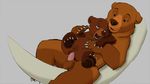  anal anal_penetration anatomically_correct anthro balls bear brother_bear brown_eyes brown_fur claws cobaltsynapse cub duo edit erection female fur half-closed_eyes hand_on_stomach kenai koda lying male male/female mammal nude on_back open_mouth open_smile pawpads penetration penis sex sharp_claws size_difference smile young 