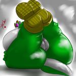  artistic20b chubby female makeup mario_bros nintendo overweight plump_labia pussy shoes solo super_mario_bros. video_games wide_hips yoshi 
