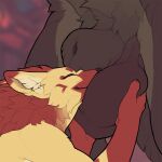 1:1 2024 ambiguous_anthro ambiguous_gender animal_genitalia anthro ball_fondling ball_nuzzling balls big_balls big_sheath biped brown_balls brown_body brown_fur canid canine claws digital_media_(artwork) duo eyes_closed finger_claws fondling fox fully_sheathed fur genitals hi_res huge_balls male male/ambiguous male_anthro mammal multicolored_body multicolored_fur pubes red_body red_fur rodel sheath snowskau tan_body tan_fur true_fox whiskers