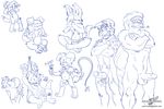  balls bancholeomon bdsm biceps big_muscles big_penis blue_and_white bondage border_collie bound cam_collins canine crossed_arms cub digimon dog erection feline gabumon gaomon jesse_collins line_art lion male mammal monochrome muscles penis roni_collins taser whip wolfblade young 