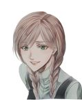  anna_(frozen) blonde_hair braid eyebrows_visible_through_hair face frozen_(disney) green_eyes itsuki_(itsukiovo) lips long_hair smile solo twin_braids 