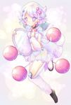  cherry collaboration food fruit mahou_shoujo_ikusei_keikaku mahou_shoujo_ikusei_keikaku_jokers midriff mirror moka_panda navel panties prism_cherry see-through shiako_mhik short_hair silver_eyes silver_hair solo underwear 