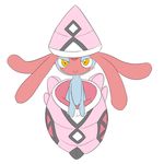  ambiguous_gender blush ecru_(artist) legendary_pok&eacute;mon looking_at_viewer mesprit nintendo pok&eacute;mon simple_background solo tapu_lele video_games white_background yellow_eyes 