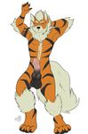  2014 anthro arcanine balls canine dowski lodidah male mammal nintendo penis pok&eacute;mon rk9 solo video_games 