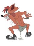  anthro bandicoot clothing crash_bandicoot crash_bandicoot_(series) hand_in_underwear male mammal marsupial solo underwear video_games zepthehyerian 