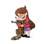  clothed clothing cute digital_media_(artwork) disney duo eyes_closed female footwear fur gravity_falls guardians_of_the_galaxy happy human male mammal marvel open_mouth rocket_raccoon shoes simple_background smile unknown_artist what white_background 
