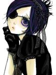  bad_id bad_pixiv_id chrome_dokuro dress eyepatch hiroshi_kichi katekyo_hitman_reborn! purple_eyes purple_hair short_hair solo 