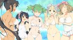  5girls bikini breasts haruka_(senran_kagura) hikage_(senran_kagura) homura_(senran_kagura) large_breasts mirai_(senran_kagura) multiple_girls senran_kagura senran_kagura_peach_beach_splash yomi_(senran_kagura) 