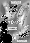  anal bag balls coat comic cum cum_in_ass cum_inside dino_santa_(character) dinosaur dracorex hat internal male male/male monochrome oasis_(character) penis reptile scalie silhouette sound_effects taboo_tails_(copyright) text vein veiny_penis white_crest 