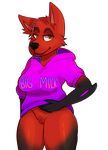  big_breasts breasts brown_eyes canine female fox fur mammal pussy pyro pyrocynical red_fur solo thick_thighs voluptuous 