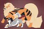  arcanine awkore balls canine cum duo erection feral interspecies male male/male mammal nintendo penis pok&eacute;mon video_games wolf 