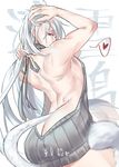  animal_ears aran_sweater ass backless_outfit bare_back butt_crack cat_ears cat_tail character_name ears extra_ears grey_sweater heart hikarusorano kemonomimi_mode lin_xue_ya long_hair looking_at_viewer looking_back male_focus meme_attire muscle naked_sweater red_eyes ribbed_sweater smile solo spoken_heart sweater tail thunderbolt_fantasy turtleneck turtleneck_sweater virgin_killer_sweater 