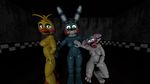  2017 3_toes animatronic breasts female five_nights_at_freddy&#039;s five_nights_at_freddy&#039;s_2 machine mangle_(fnaf) nipples nude robot toes toy_bonnie_(fnaf) toy_chica_(fnaf) video_games 