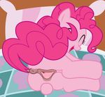  2017 absurd_res anus badumsquish bed butt dock earth_pony equine eyelashes eyes_closed female feral friendship_is_magic hair hi_res hooves horse inside lying mammal my_little_pony on_bed on_side open_mouth pillow pink_hair pinkie_pie_(mlp) pony pussy solo spread_pussy spreading 