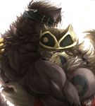  2017 abs anthro biceps big_muscles canine digital_media_(artwork) fur horkeukamui male mammal muscular muscular_male tach8 temujin tokyo_afterschool_summoners wolf 