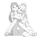  2girls akinbo_(hyouka_fuyou) hand_in_panties licking masturbation multiple_girls yuri 
