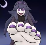  2017 5_toes barefoot clothed clothing digital_drawing_(artwork) digital_media_(artwork) domination feet female female_domination first_person_view foot_focus hair hex_maniac hi_res hindpaw human human_focus hypno_eyes hypnosis invalid_color long_hair looking_at_viewer mammal mind_control mistress moon night nintendo not_furry open_mouth outside paws plantigrade pok&eacute;mon purple_eyes purple_hair purple_toenails scrunch simple_background sky smile soles solo spiral_eyes submissive submissive_pov toe_curl toenails toes video_games 