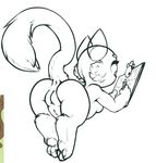  ace_windham anus baby_(star_vs._the_forces_of_evil) book breasts butt butt_shot cat feline female fur mammal nude pawpads paws pen presenting pussy solo star_vs._the_forces_of_evil 