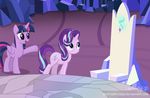  2017 chair crystal cutie_mark duo equine feathered_wings feathers female feral friendship_is_magic hair hi_res horn inside mammal multicolored_hair my_little_pony purple_eyes purple_feathers shutterflyeqd starlight_glimmer_(mlp) throne twilight_sparkle_(mlp) unicorn winged_unicorn wings wingst 