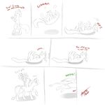  annonymouse comic equine fan_character food food_play friendship_is_magic horn mammal monochrome my_little_pony pegasus pudding sammm text unicorn velvet_star wings 