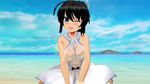  1girl 3d breasts dark_skin dress homura_(senran_kagura) senran_kagura solo tagme 