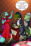  dinosaur female hi_res humor lokidragon87 naga raptor reptile scalie snake theropod vore xia_the_voracious 