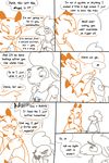  anthro caprine clothed clothing comic dialogue disney duo fan_character feline female fur hi_res laugh male mammal pack_street pandora_(weaver) remmy_cormo sheep size_difference speech_bubble text the_weaver tiger wool zootopia 