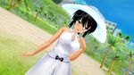  1girl 3d breasts dark_skin dress homura_(senran_kagura) senran_kagura solo tagme 