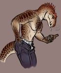 alcohol allosaur beer beverage cigarette clothing dinosaur male muscular smoking solo theropod underwear whiskeysomething 