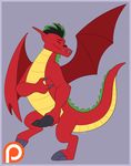  2017 american_dragon:_jake_long anthro black_hair claws disney dragon eyes_closed green_hair green_scales grey_background hair jake_long male masturbation membranous_wings nude patreon red_scales scales scalie shadowpelt simple_background solo toe_claws wings yellow_scales 