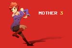  bike_shorts chichi_band dress kumatora mother_(game) mother_3 pink_hair short_hair solo 