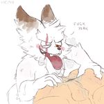  2017 age_difference ageplay anal anthro arm_tuft beige_penis black_nose blind_eye blush brown_markings cheek_tuft chest_tuft chin_tuft claws colored cute digital_drawing_(artwork) digital_media_(artwork) ear_tuft erection flat_colors fluffy fur head_tuft huff humanoid_penis imminent_sex inner_ear_fluff kled_(lol) league_of_legends leg_tuft looking_pleasured male male/male mammal markings mature_male monochromepup multicolored_fur nude older_male open_mouth oral panting penis rimming saliva scar sex sharp_teeth simple_background steam submissive sweat tan_fur teemo_(lol) teeth text tuft two_tone_fur video_games white_claws white_fur yordle younger_male 