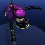  3d_(artwork) big_breasts breasts dancing digital_media_(artwork) idsaybucketsofart pole pole_dancing qhala ratherdevious reptile scalie snake 