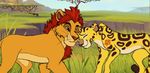  cheetah feline fuli guard_lion_cheetah_love_hug_smile kion kion_fuli_lion lion lionguard love mammal smile 