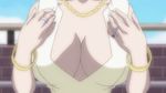  00s 1girl animated animated_gif bouncing_breasts breasts cleavage huge_breasts jewelry katsura_manami lowres milf necklace nipples ring school_days shiny_days solo summer_days undressing 