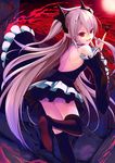  bat blood fangs gothic_lolita krul_tepes no_bra owari_no_seraph red_eyes vampire 