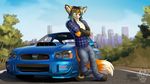  anthro canine clothed clothing digital_media_(artwork) fox fur hair mammal simple_background todd_(ttrf) vallhund 