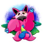  2017 anthro balls canine clitoris eerie_(telemonster) female fox fur imminent_sex male male/female mammal missdetrop monster pawpads penis pink_fur pussy telemonster were werewolf yossi 