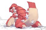  claws disembodied_hand grope groudon legendary_pok&eacute;mon nintendo pok&eacute;mon scalie shian simple_background spikes video_games 