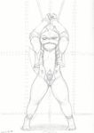  anthro armpits better_version_at_source canine fox fox_mccloud killpanda male mammal nintendo penis simple_background sketch solo star_fox video_games white_background 