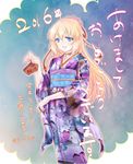  1girl blonde_hair blue_eyes collet_brunel hair_ornament japanese_clothes kimono long_hair open_mouth tales_of_(series) tales_of_symphonia 