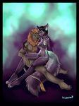  2017 anthro breasts digital_media_(artwork) feline female fur looking_at_viewer male male/female mammal nipples nude romantic_couple simple_background sitting sitting_in_lap smile thesolarwinds 