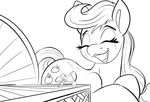  2017 absurd_res applejack_(mlp) black_and_white coloratura_(mlp) cutie_mark duo earth_pony equine female feral freckles friendship_is_magic hair hi_res horse long_hair mammal monochrome musical_instrument my_little_pony open_mouth piano pony tsitra360 