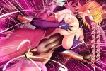  blonde_hair breasts cum cum_in_mouth cum_in_pussy fucked_silly huge_breasts igawa_sakura image_sample orgasm pixiv_sample taimanin_(series) taimanin_asagi tentacle 