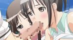  00s 2girls animated animated_gif brown_hair fault!! fellatio female multiple_girls oral saeki_ai sugiyama_mio t-rex_(animation_studio) 