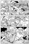  anthro breasts comic eyewear female female/female fingering glasses human human_on_anthro interspecies mammal massage mouse nude outside penny_pound pregnant pussy rodent sex style_wager tribadism tuft 