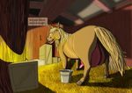  barn box bucket equine female fur horse invalid_tag inviting lamp mammal milk solo stable teat teats udders 