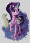  2017 bag equine female friendship_is_magic horn mammal my_little_pony plainoasis purple_eyes scroll starlight_glimmer_(mlp) unicorn 