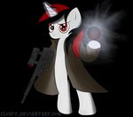  (fallout blackjack_(disambiguation) clothing cloufy crossover digital_media_(artwork) equestria) equine fallout fallout_equestria fan_character female friendship_is_magic hair hi_res horn horse long_hair looking_at_viewer mammal multicolored_hair my_little_pony pony simple_background solo video_games 